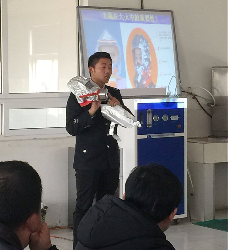 專業(yè)紙罐生產(chǎn)廠家軍興溢美開展消防安全知識(shí)培訓(xùn)