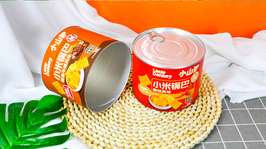 休閑食品紙罐包裝