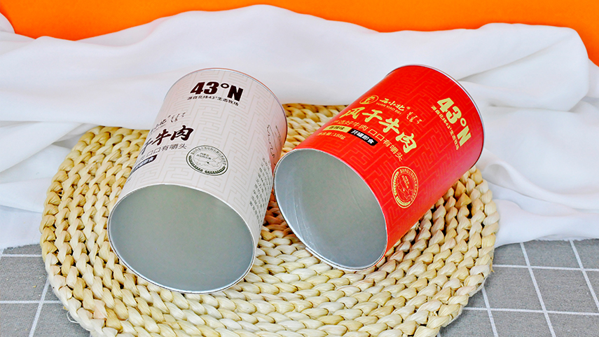 牛肉干紙罐包裝