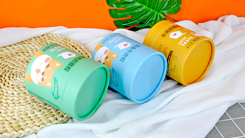 寵物零食紙罐包裝